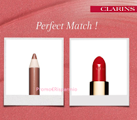 Logo Vinci matite labbra Clarins e rossetti Joli Rouge