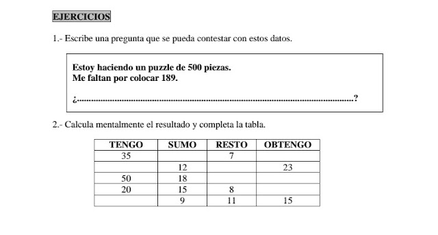 Taller de Resolución de Problemas para Segundo de Primaria