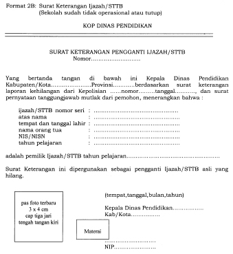 Contoh Surat Pernyataan Bahwa Ijazah Asli