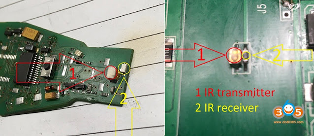 Change CGDI MB IR transmitter and receiver 4