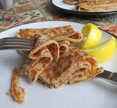 Crepes with Lemon & Sugar for Two