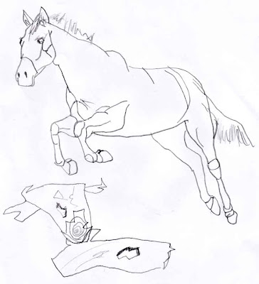 jumping horse