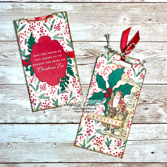 Come Christmas Crafting With Jill & Gez Facebook Live Replay  Vintage Tag & Pocket