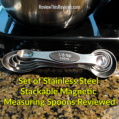 Set of Stainless Steel Stackable Magnetic Measuring Spoons Reviewed