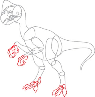 How to Draw Oviraptor in 7 Steps