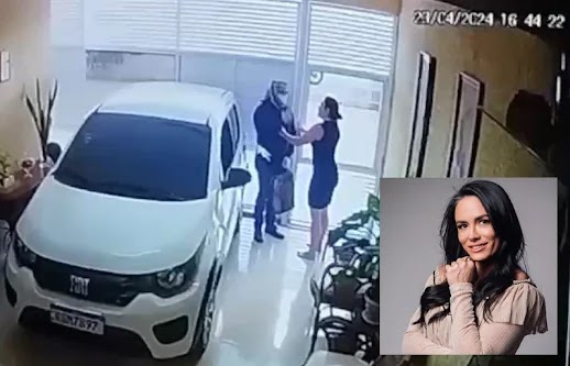 VÍDEO MOSTRA ASSASSINO ENTRANDO NA CLÍNICA DA PSICÓLOGA FABIANA VERAS EM ASSÚ , VÍTIMA CONHECIA O AUTOR  DO CRIME