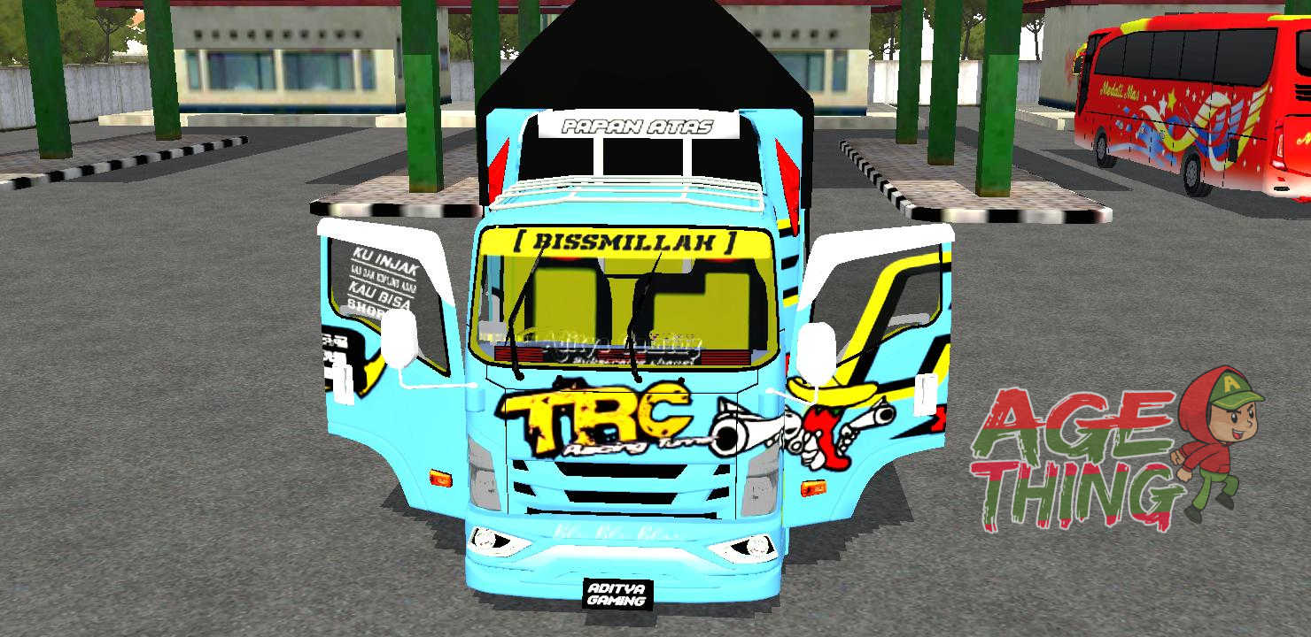 Download Mod Bussid Truck Cabe Full Modifikasi dan Sticker 