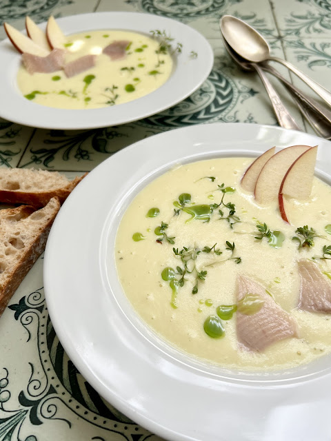 Meerettichsuppe mit Schnittlauchöl