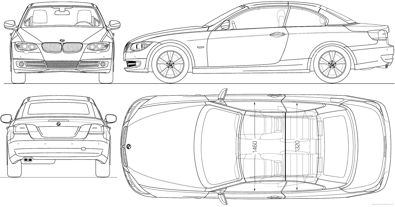 CGfrog: Most Loved Car Blueprints for 3D Modeling