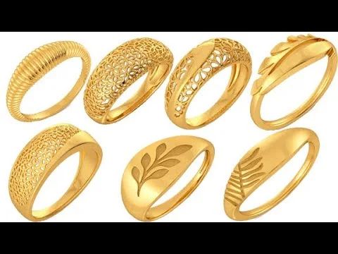 Gold ring designs for boys and girls.  Ring Designs - Gold ring designs for girls - NeotericIT.com