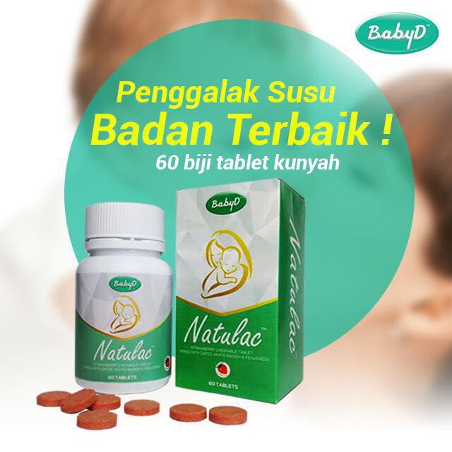 Natulac Lactation Enhancer Penggalak Susu Badan Terbaik 