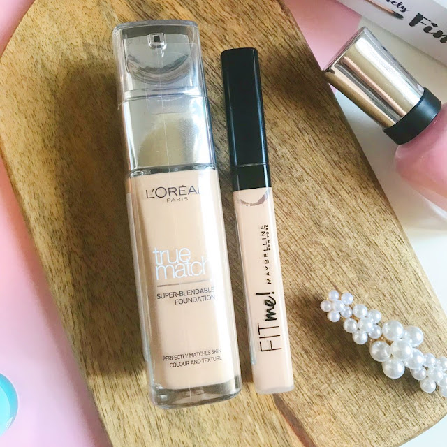 Loreal True Match Foundation and Maybelline Fit Me Concealer