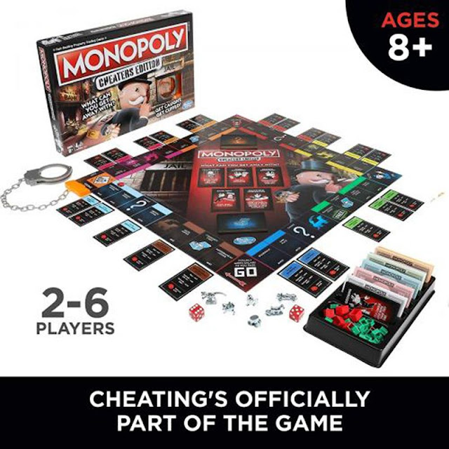 Monopoly Game Cheaters Edition Board Game HSB - E18712840
