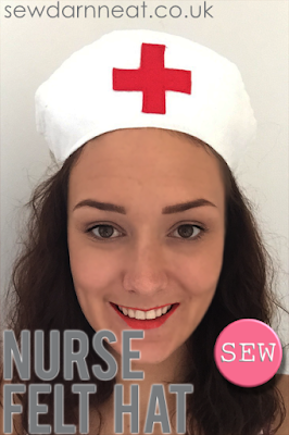 DIY Felt Nurse Hat