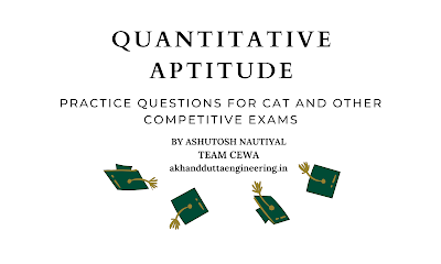 CAT, CMAT, XAT, MAT, GMAT, IIFT, SNAP, NMAT By GMAC, ATMA, IBSAT, TS ICET, AP ICET, JEMAT, MAH MBA CET, B-MAT, NIPER JEE MBA, CUSAT CAT, TISSNET, MICAT, KIITEE Management, UPES MET, Karnataka PGCET, KMAT, TANCET, IRMASAT Solved Practice Questions (QA) - Part 9