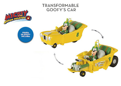  Toys : juguetes - MICKEY Y LOS SUPERPILOTOS Turbo Tubster de Goofy | Coche Transformable  IMC Toys 184220 | Serie Television 2018 | A partir de 3 años  COMPRAR ESTE JUGUETE EN AMAZON ESPAÑA