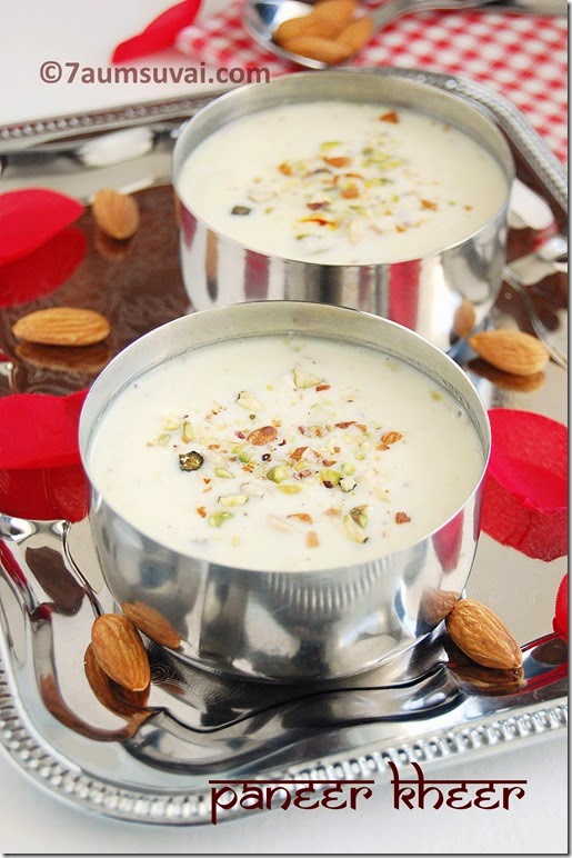 Paneer kheer pic 1