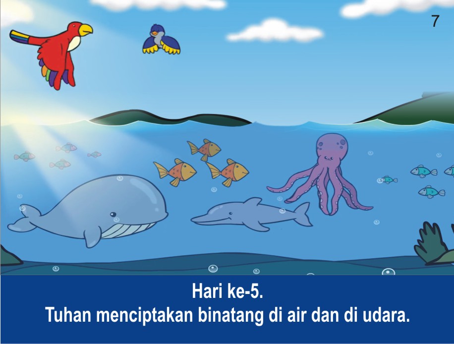 Komik Alkitab Anak: Allah Menciptakan Langit dan Bumi