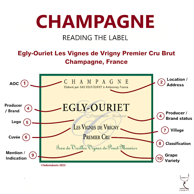 Champagne Reading the label by @ledomduvin 2023 (v3) Egly Ouriet