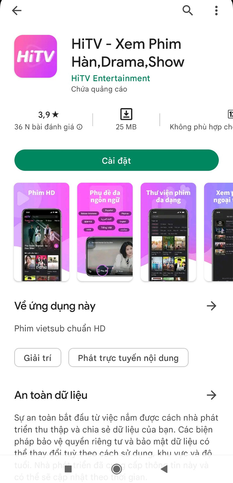 Tải HiTV APK Xem phim Hàn Miễn Phí cho Android, iOS, PC c