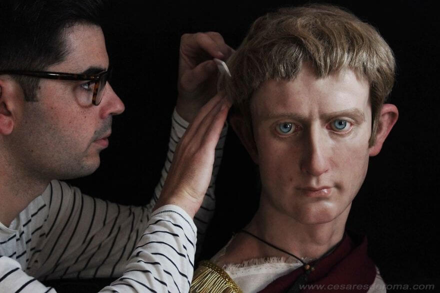 Spanish Artist Creates Stunning Sculptures That Revive Three Notorious Roman Emperors