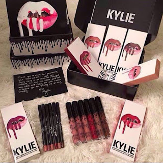 Distributor KYLIE 2 in 1 Matte Liquid Lipstik and Lipliner Murah