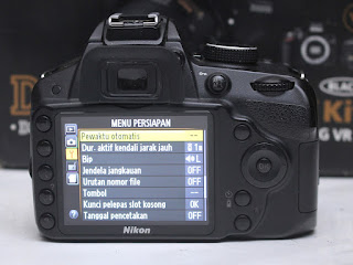 Kamera DSLR Nikon D3200 Lensa Kit 18-55mm Fullset