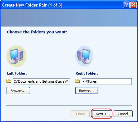 Backup your iTunes for Windows library with SyncToy 2.1