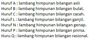  Di dalam beberapa postingan sebelumnya  Pengertian Notasi Himpunan dan Anggota Himpunan