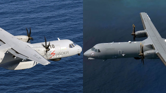 Composite Photos of the C295MPA and ATR 72MP, original Photos by Airbus and Leonardo