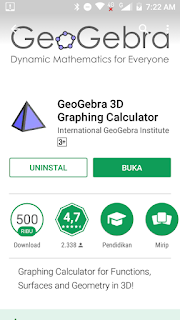 Visiuniversal Aplikasi GeoGebra 3D