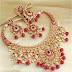 Kundan jewellery necklace