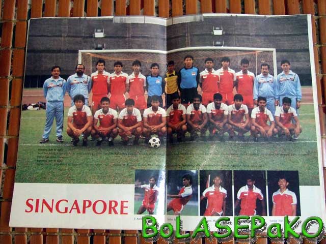 The Lions of 1987 - Singapore National Team's group photo taken at the old National Stadium