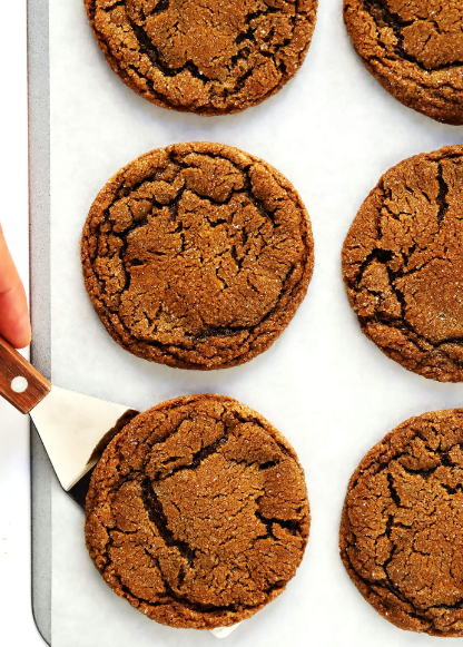 CHEWY GINGER MOLASSES COOKIES