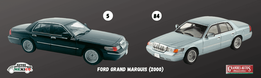 autos imprescindibles de mexico 1:43, Ford Grand Marquis 2000 1:43