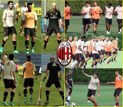 kits training ac milan pes 2013