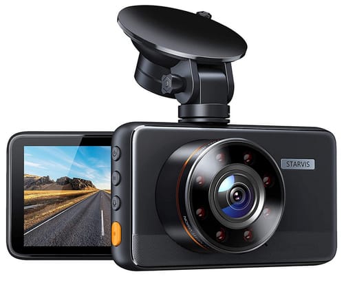 DICamera C660 Dash Cam Superior Night Vision with 8 IR Lights