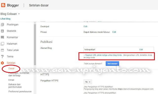 Menambahkan Sub Domain di Blogger, Gampang Kok