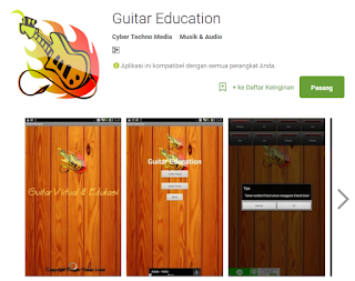 Aplikasi Android Guitar Education