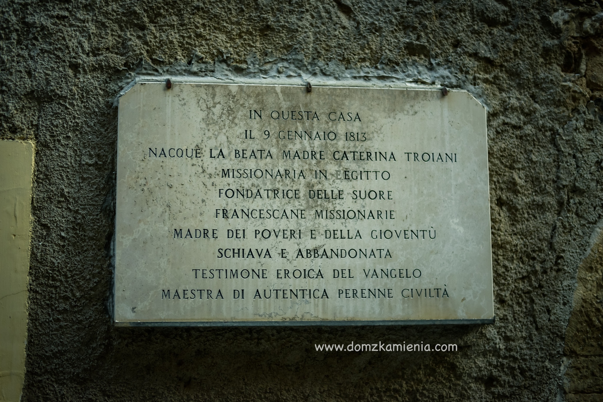 Giuliano di Roma, Lazio, wakacje, Dom z Kamienia