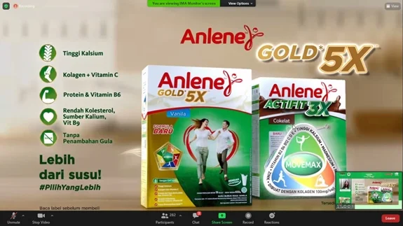 Anlene Actifit 3X dan Anlene Gold 5X.