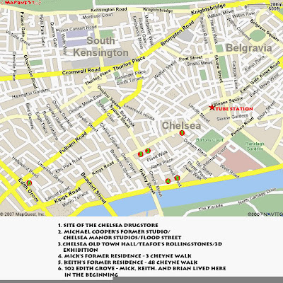 Chelsea Map Region Political