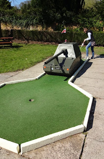 Crazy Golf course at Haigh Woodland Park in Wigan