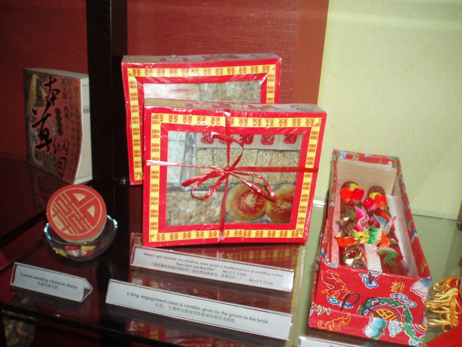 Boxes of traditional bridal