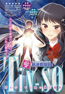 TiN-So: Kimi ga Te ni Suru Ore no Ex Machina" el nuevo manga de Asaura y Rarusan