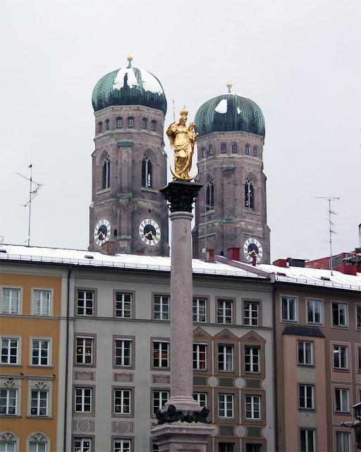 Mariensäule, Mary's Column, Marienplatz, Munich