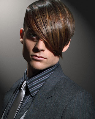 male model, hairdressing photo