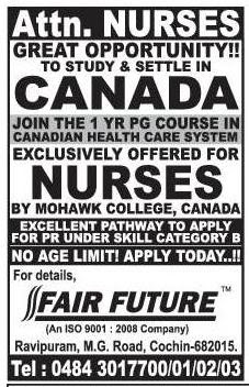 Nurses Settle in Canada 