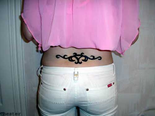 feminine lower back tattoo designs picture | gallery lower back tattoo designs