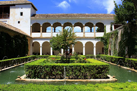 Generalife gardens in Granada